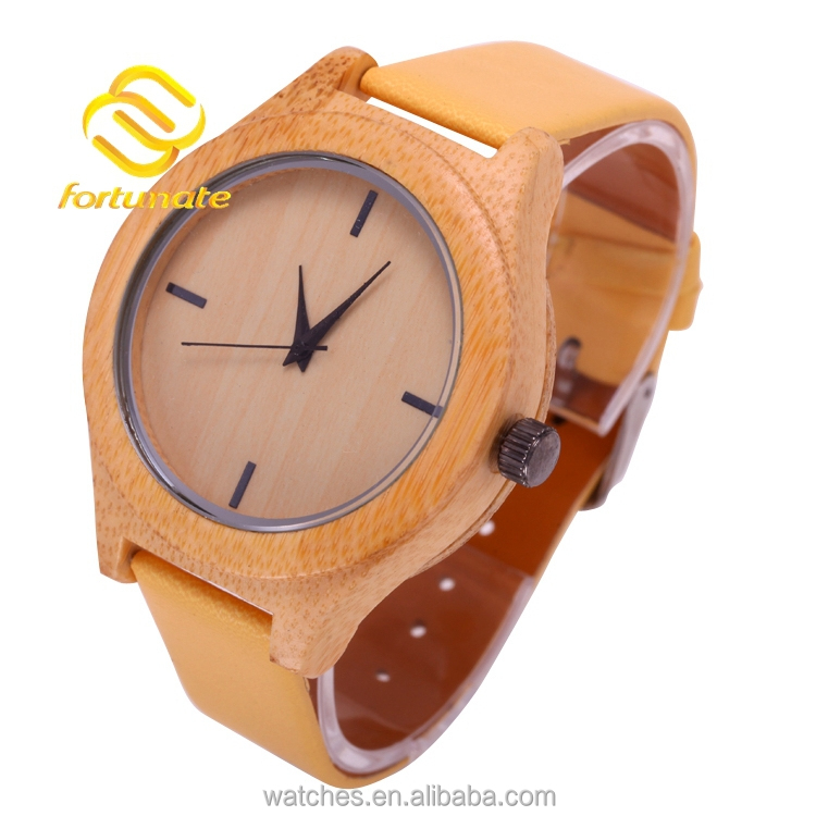 最新のデザインの木の時計腕時計カスタム竹問屋・仕入れ・卸・卸売り
