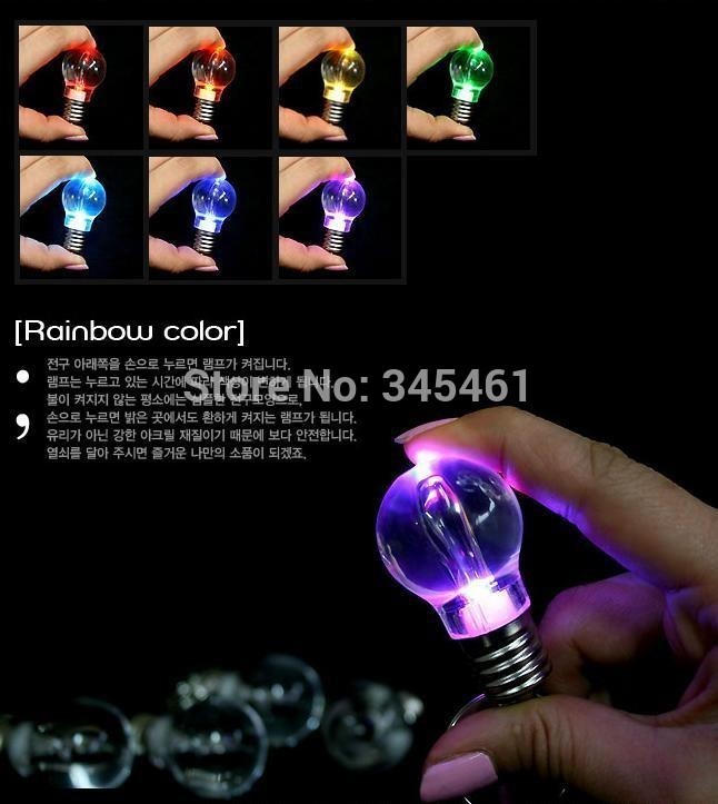 Colorful-keychain-lamp-LED-7-colors-Night-Light-bulb-portable-put-in-your-pocket-Small-gift