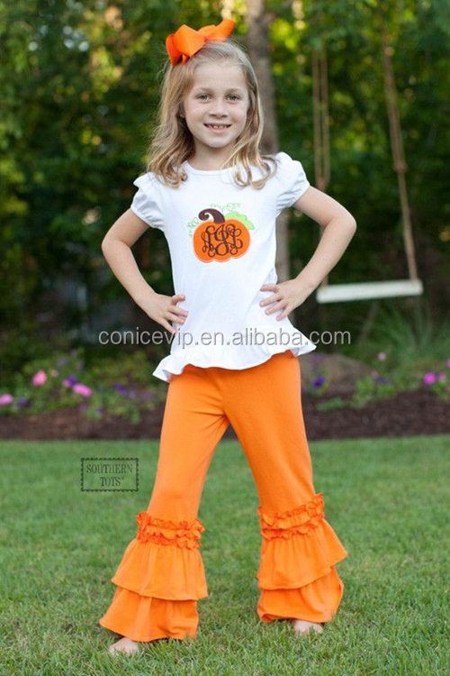 新しいデザインハロウィーンorangicの綿のパジャマカップルのための学校に戻るフクロウ仕入れ・メーカー・工場