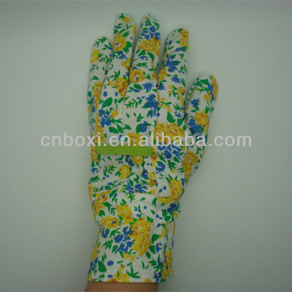 Boxi- 高品質フル手のひらポイントて、 プラスチック庭手袋問屋・仕入れ・卸・卸売り