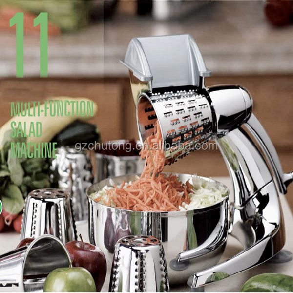 Salad Shooter/stainless Steel With 5 Blade Professional Vegetable