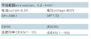 Ek4/35セラミック、 低電圧端子台仕入れ・メーカー・工場