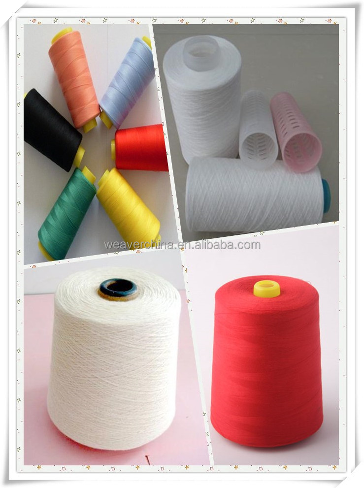 リサイクルポリエステルリングが糸を紡績染め編み物と織物のために問屋・仕入れ・卸・卸売り