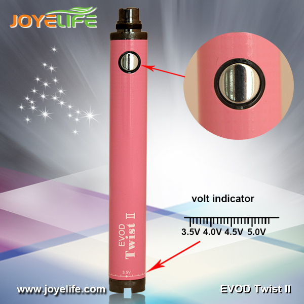 Atomizer exgo Wholesale Variable Voltage evod twist kit,Vision Spinner 2 Evod Twist Battery
