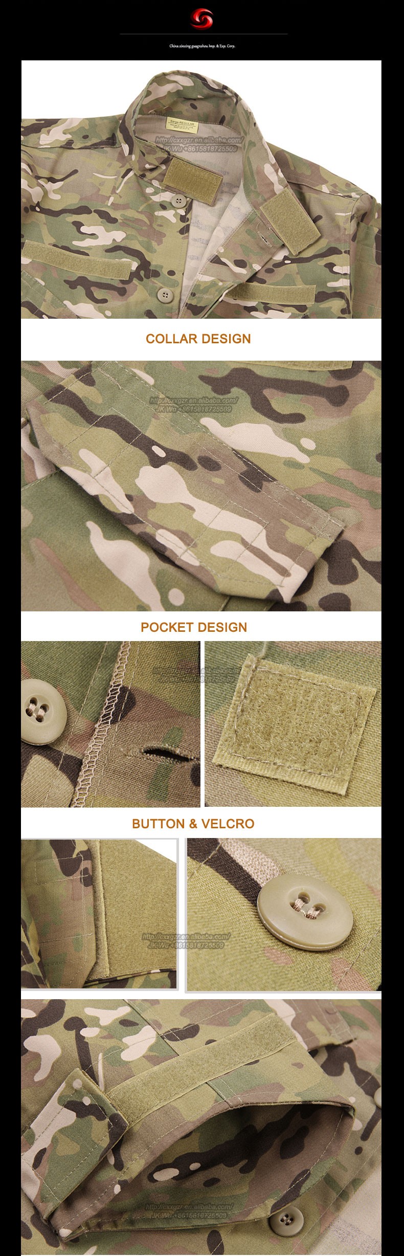 米軍戦闘制服デジタル砂漠迷彩acu用陸軍用用にカスタマイズ入札カスタマイズされたカモ仕入れ・メーカー・工場