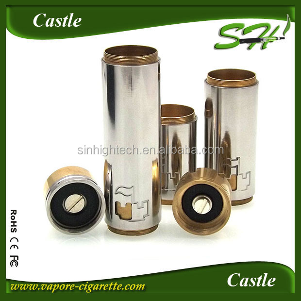 E cigarette mechanical castle mod with e cigarette factory price for castle mod