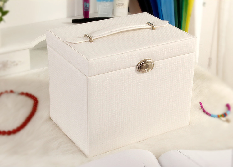 Large Capacity Jewelry Shop White Leather Jewellery Boxes Design Buy