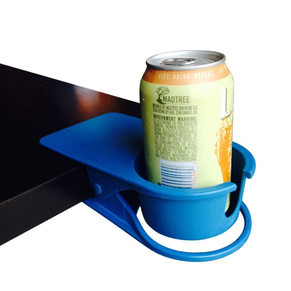 Wholesale Custom Side Table Plastic Cup Holder Mug Bottle Clip Holder