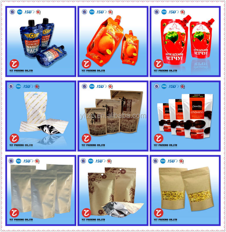 three layer laminated aluminum foil tea bag with side gusset