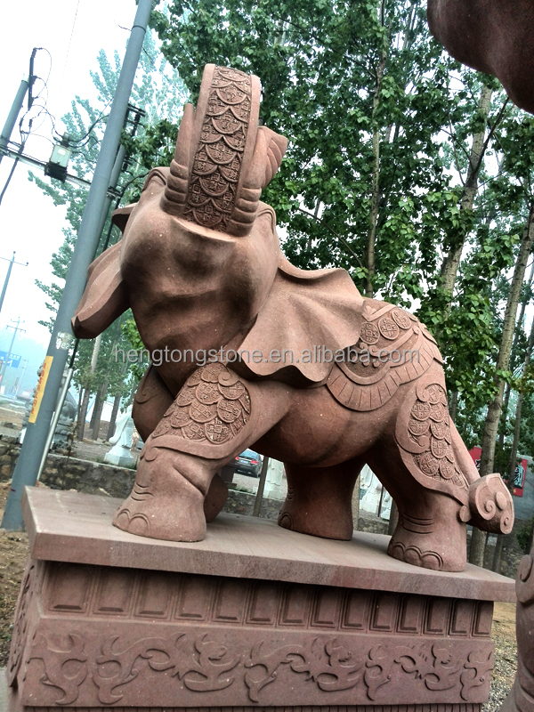 Large Outdoor Red Sandstone Elephant Statues Cheap Buy Red Sandstone