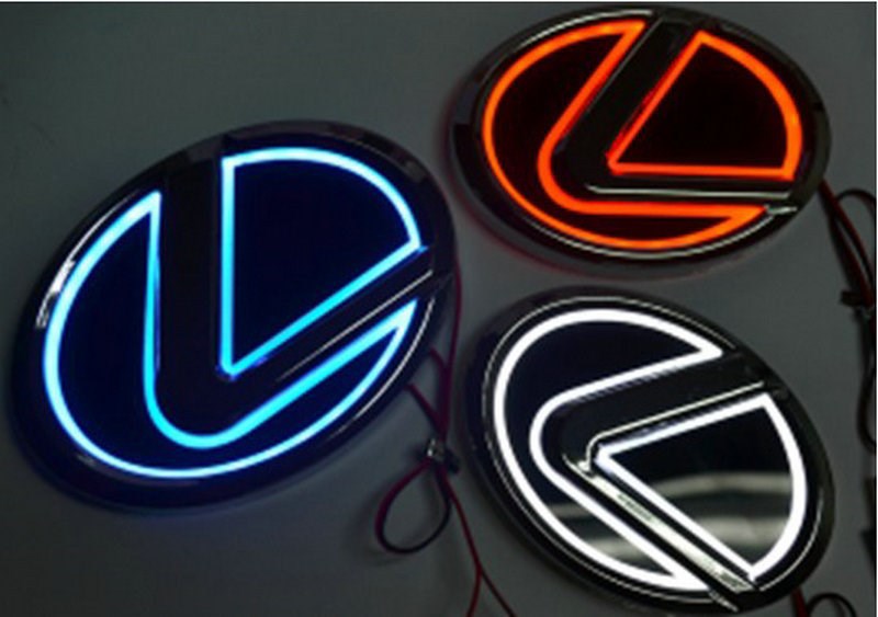 New 5D decorative led car logo light For Benz Series car badge LED lamp Aut...