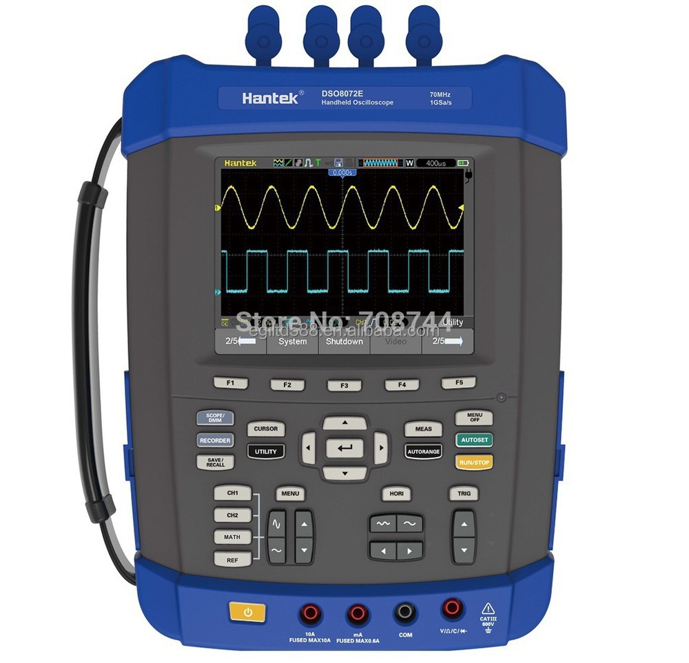 hantek dso8072e oscilloscope high bandwidth 70mhz