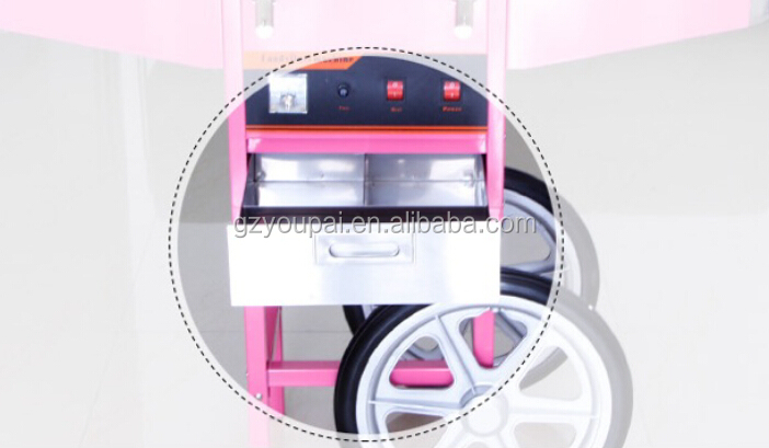 YP-C01 Candy fross machine/ cotton candy machine with cart