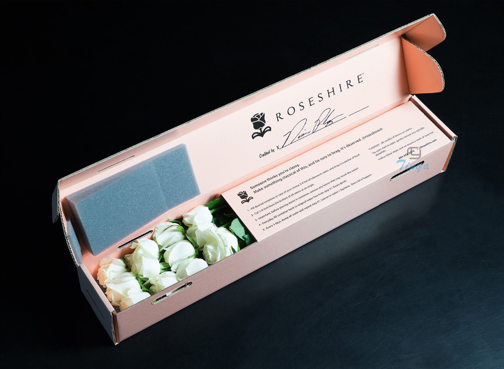 round hat packaging boxes for cut flowers