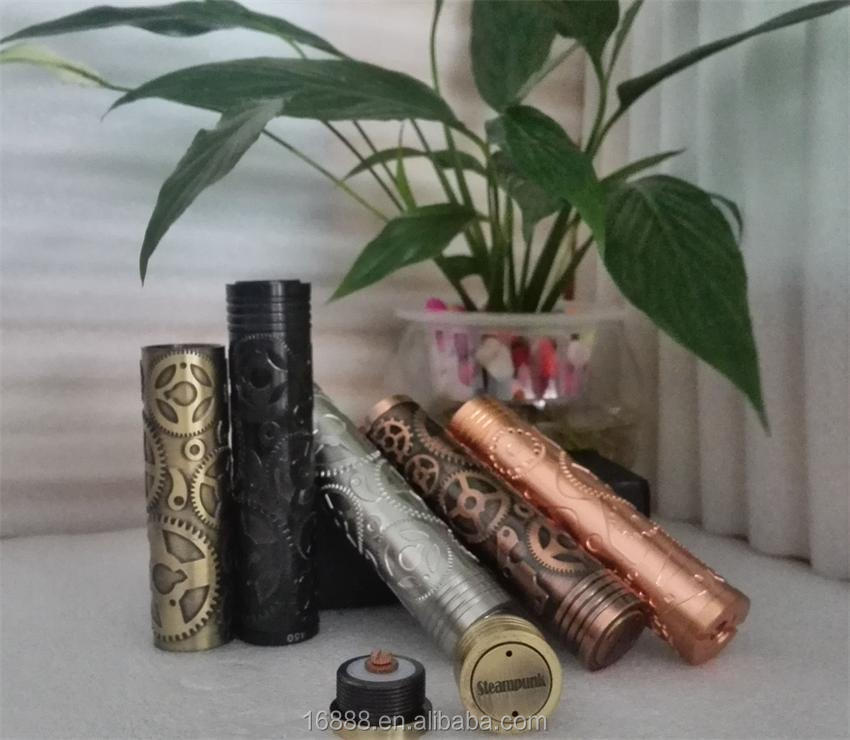 2014 Newest china wholesale e cigarette copper mod steampunk 18650 mod 5 colors available vs paragon penny stingray mod.