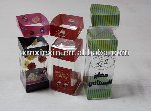 custom print clear lollipop display boxes