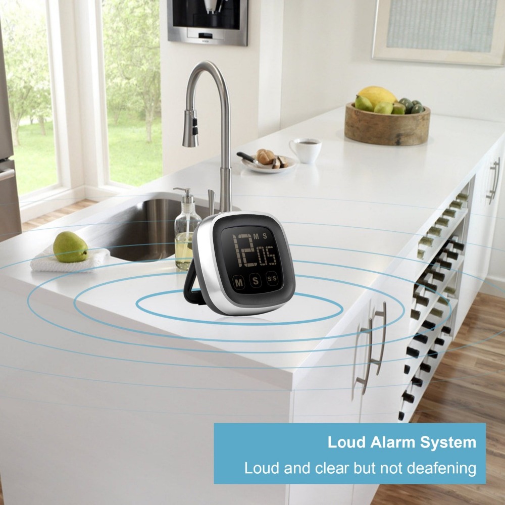 Kleurrijke touch screen keuken ambachtelijke countup countdown ... Keuken U vorm met teller
