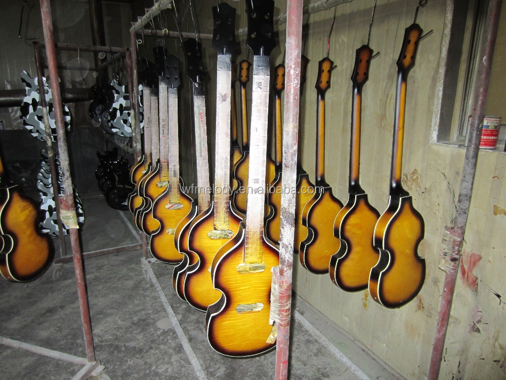 新しい用2015手作り アーチ型の トップ ジャズ エレキ ギター 、 17 'howllow ボディ仕入れ・メーカー・工場