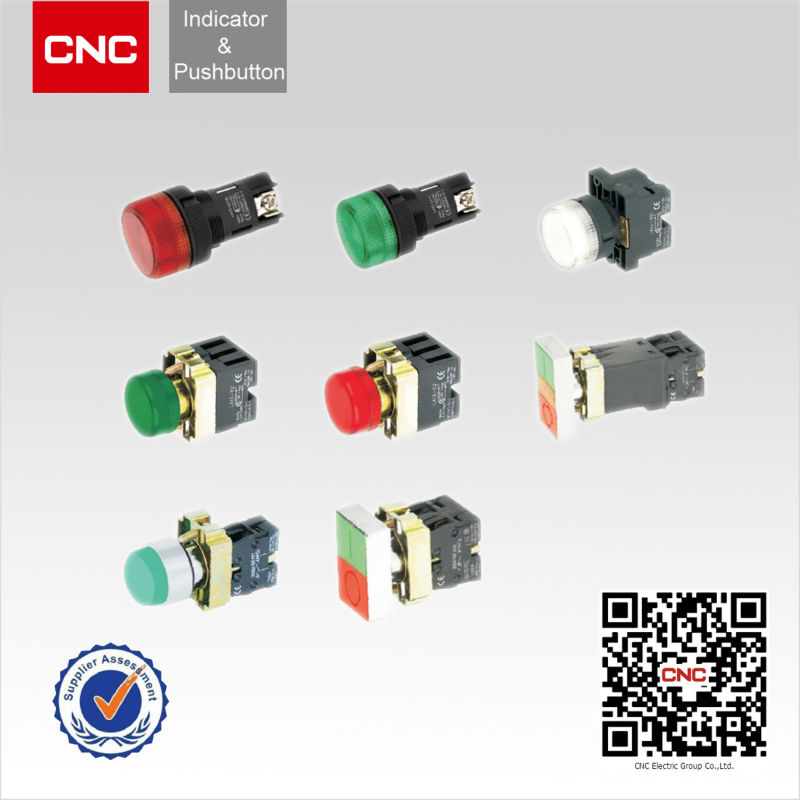 cnc主導のledインジケータ付きインジケータライトスイッチ仕入れ・メーカー・工場