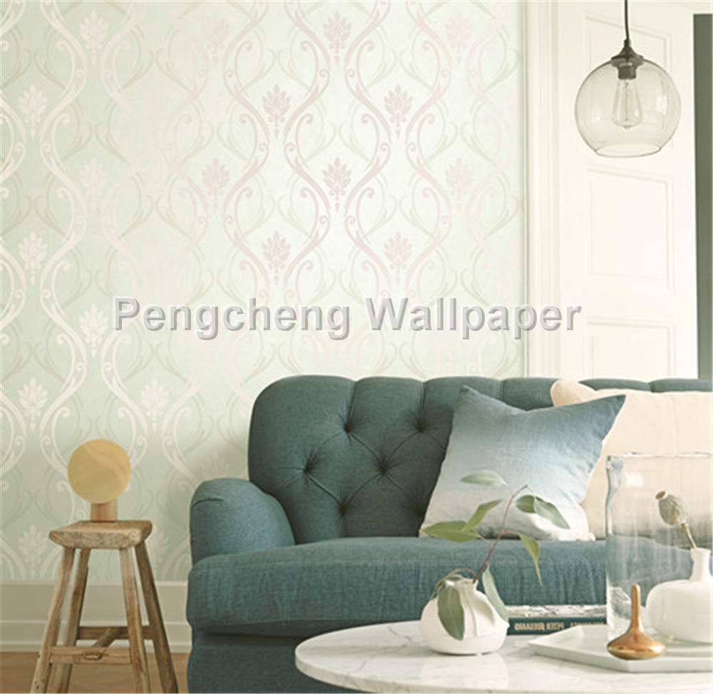 Behang voor slaapkamer muren lichte kleur behang luxe behang voor ...