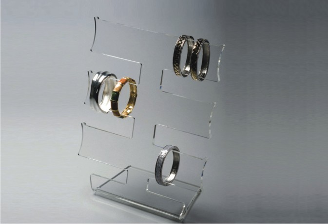 desktop rotating acrylic display standperspex jewelry display with hookkeychain display rack