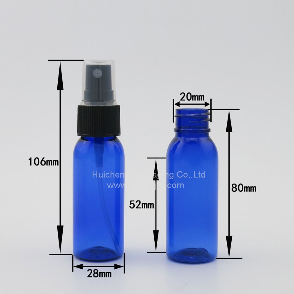 高速配信30 ミリリットル青ペット リサイクル空の プラスチック ポンプ スプレー香水瓶仕入れ・メーカー・工場