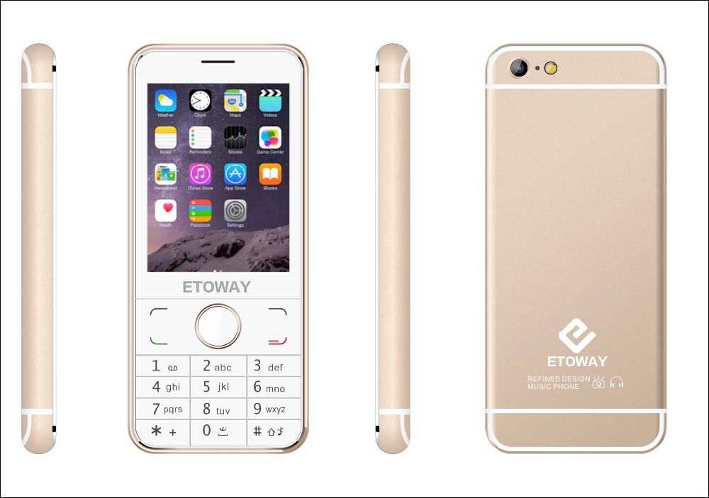 Etoway Low Cost Mobile Phone,2.8 Inch Mobile Phones With Big Battery