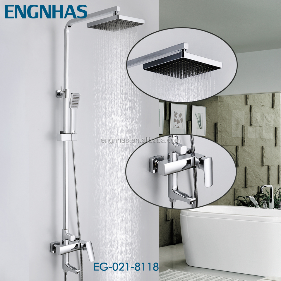 固体真鍮シングルレバーの浴室のシャワーの正方形のレイン仕入れ・メーカー・工場