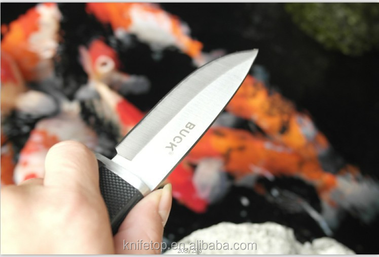 新しいhuiwillボウイナイフ固定刃狩猟サバイバルナイフ440cステンレス鋼屋外スライバ/黒送料無料仕入れ・メーカー・工場