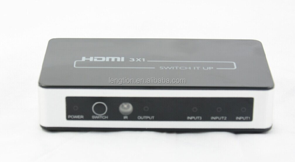 ポートhdmiミニ3v1.33×1インテリジェントスイッチセレクタスイッチャー赤外線リモートコントロールとボックス問屋・仕入れ・卸・卸売り