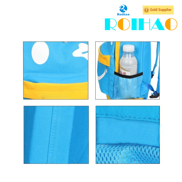Roihao factory direct hot sale lovely fashion backpacks for kids, newest fabrics for bags and backpacks