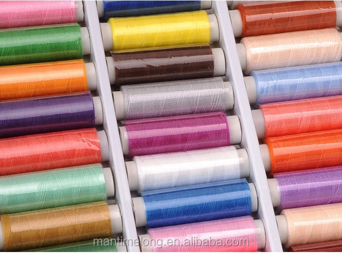 個39164ヤード色縫製繊維混合色のスレッドのスプールキットセット仕入れ・メーカー・工場