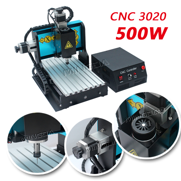 Cnc3020500wスピンドルルーターの彫刻マシン/ミニcnc彫刻機cnc彫刻機仕入れ・メーカー・工場