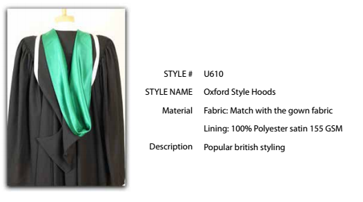 Oxford Style Hood