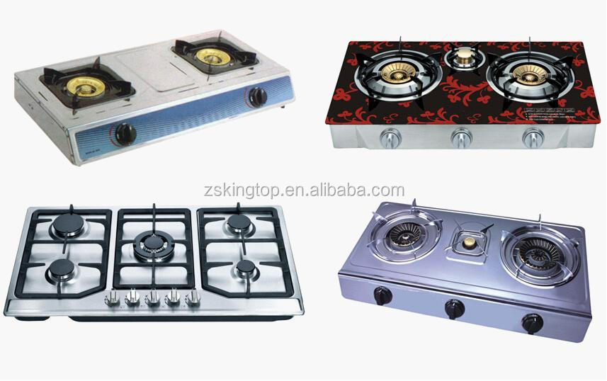 Lpg Ng Biogas 3 Burner Table Top Gas Cooker For Kitchen Appliances