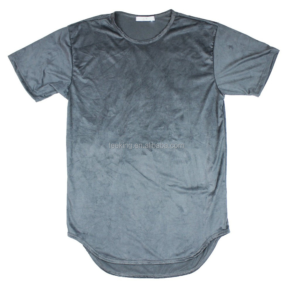 faux suede t shirt