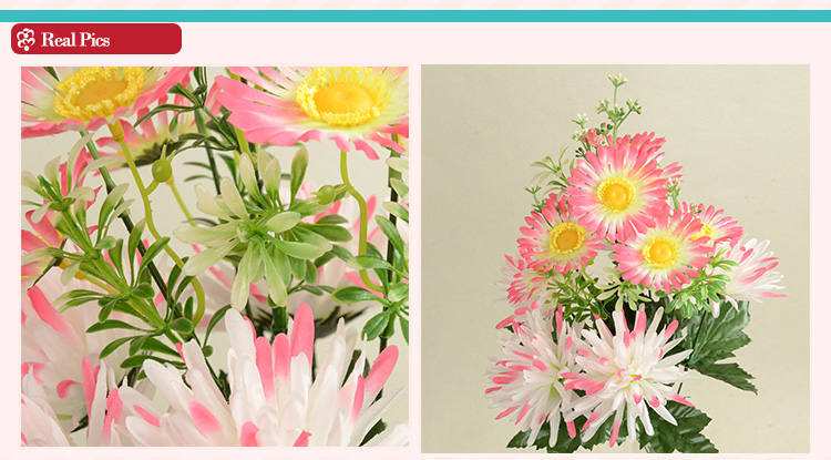 サテン生地お母さんブッシュ葬儀用飾付人工的な菊の花仕入れ・メーカー・工場