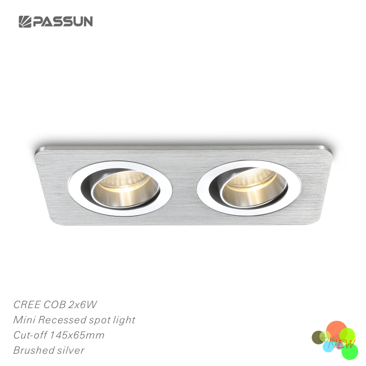 Double Head 12w Led Ceiling Spotlight Fixture In China Buy