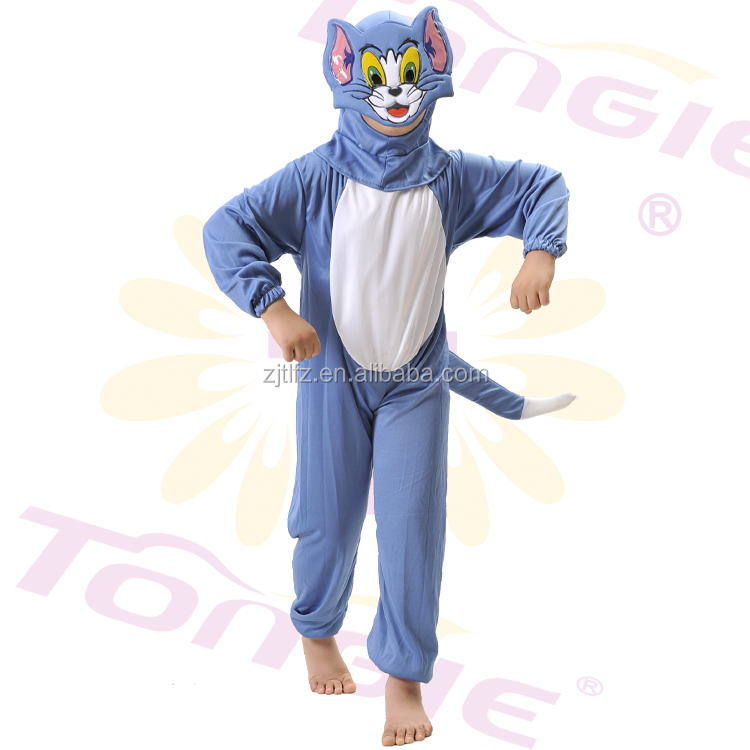 卸売短いフロス猫コスプレ動物の販売のためのカスタムのマスコットの衣裳仕入れ・メーカー・工場