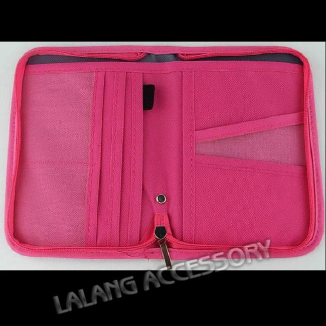 Wholesale Short Canvas Passport Bag Multifunctional Travel Document Package Storage Set Women