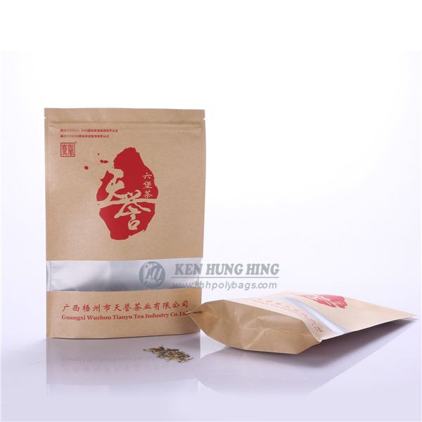 Environmentally Clear Window Kraft Paper Coffee Tea Bags