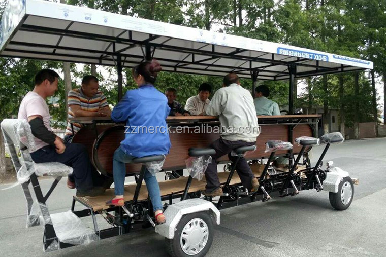 Electric Mobile Beer Bike Party Electric Bicycle for 15 Seater