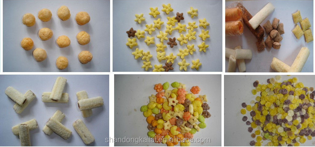 Puffed/inflated snacks extruder food machine/ food machine