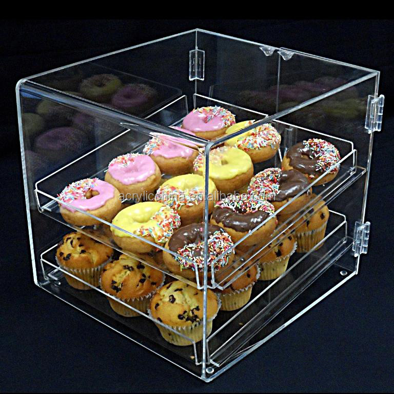 Clear Acrylic Cupcake/bread Display Case Buy Acrylic Cupcake Display