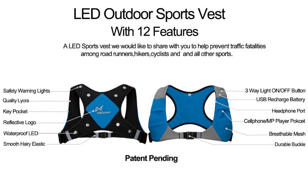 Wildsaver led store vest