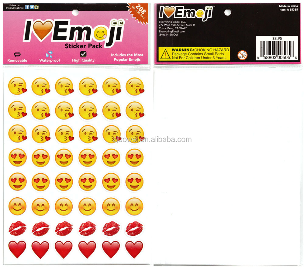 プロモーション熱い販売の高品質製品emojiemoji卸売のためのステッカー仕入れ・メーカー・工場