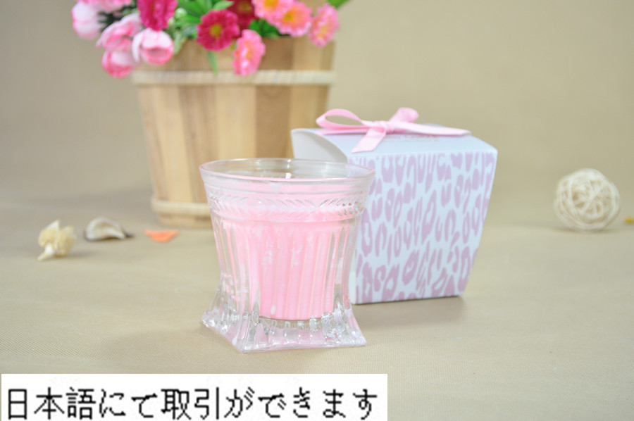 150g 香りキャンドル ガラスボトルに入り問屋・仕入れ・卸・卸売り