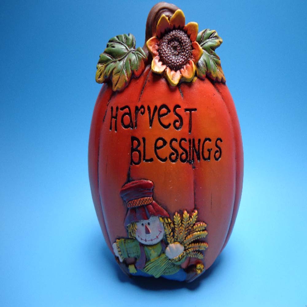 festival resin pumpkin handicraft, giving thanks, blessing