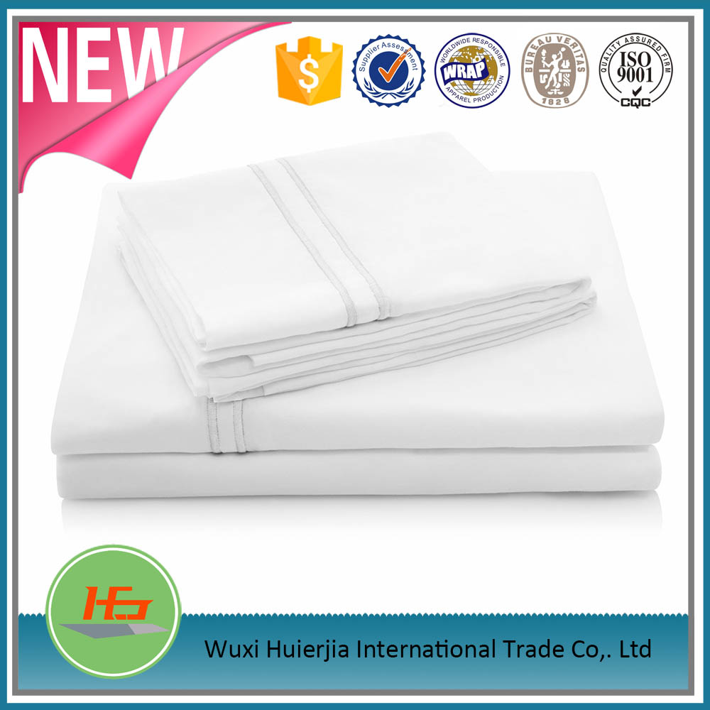 factory directly supplier cotton flat sheet white hotel bed