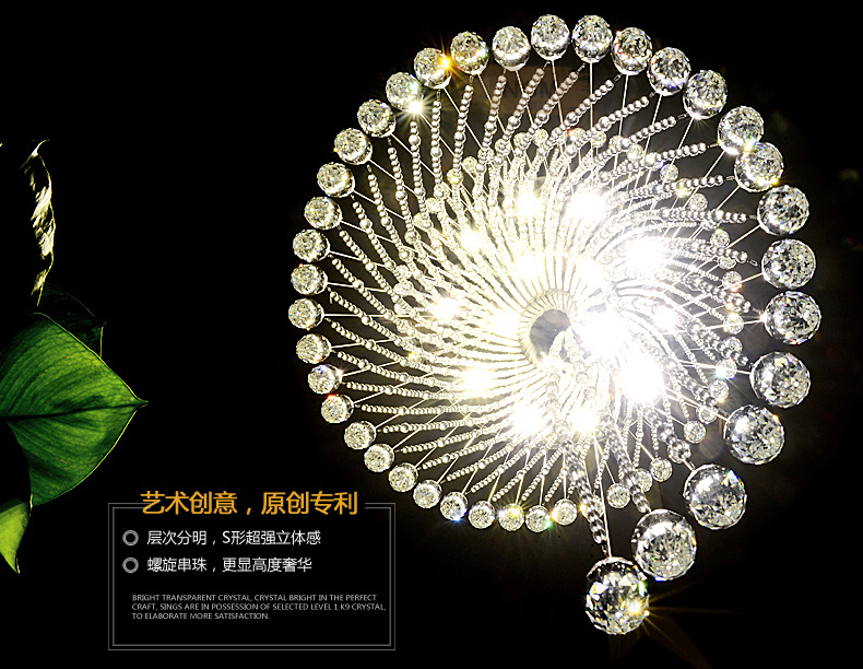 豪華なスパイラルクリスタルシャンデリアの光仕入れ・メーカー・工場